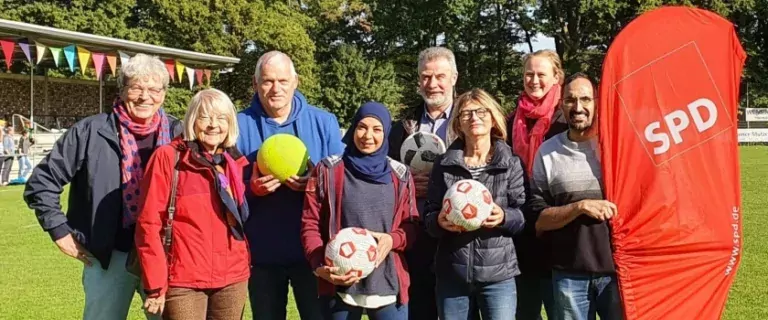 Foto vom Vorstand des Ortsvereins bei Westfalia Kinderhaus