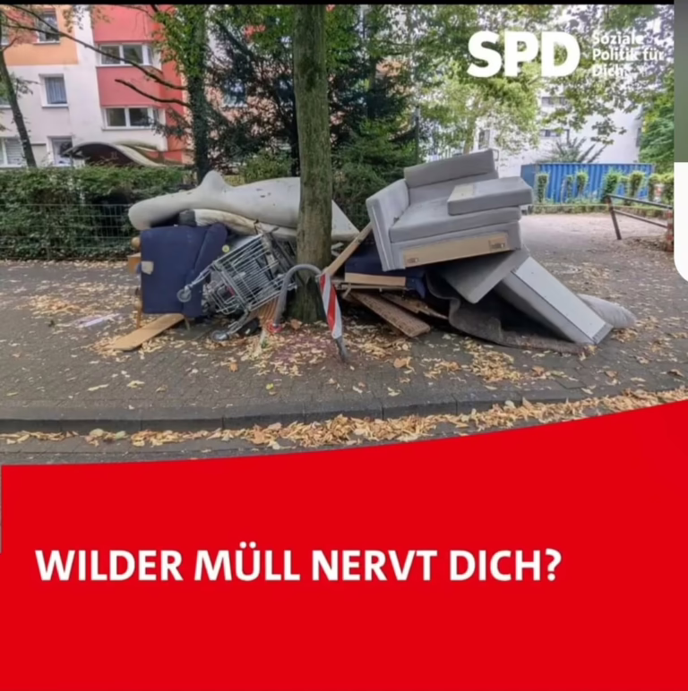 Bild von Müll in Kinderhaus